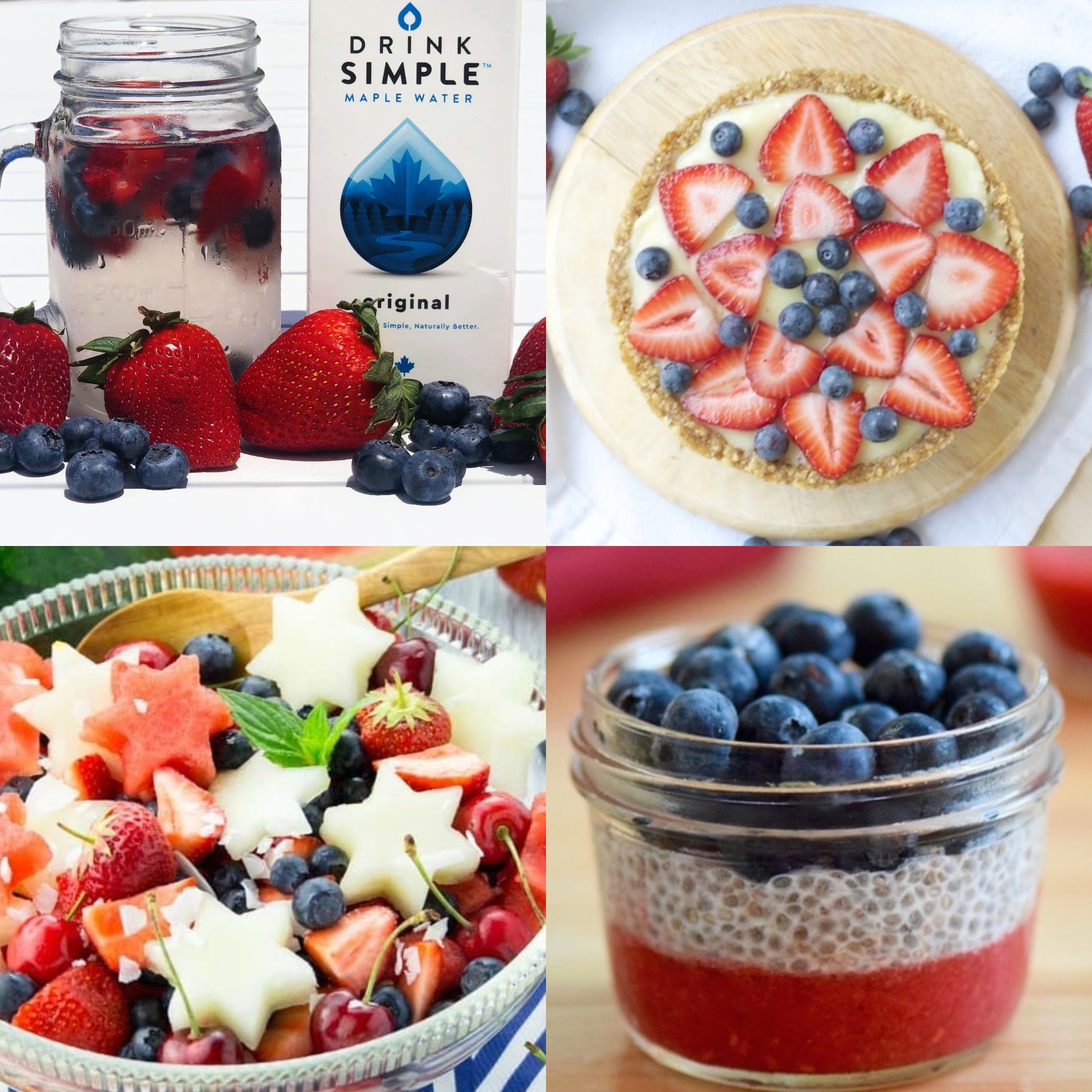 8 Healthy Red, White & Blue Recipes for the 4th of July