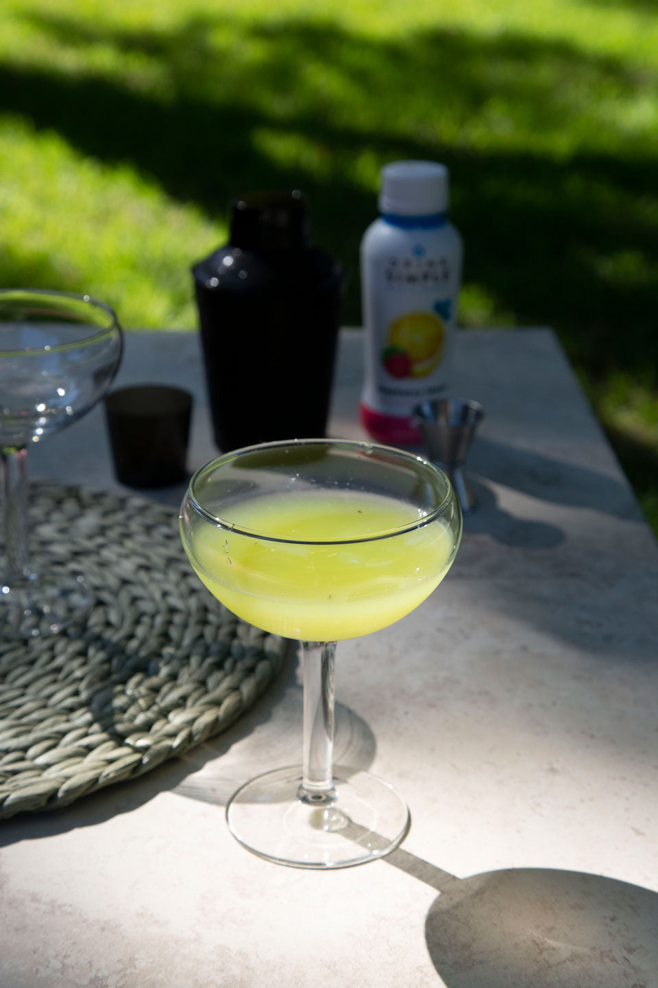 Kiwi-Maple Water Summer Cocktail (or Mocktail!)