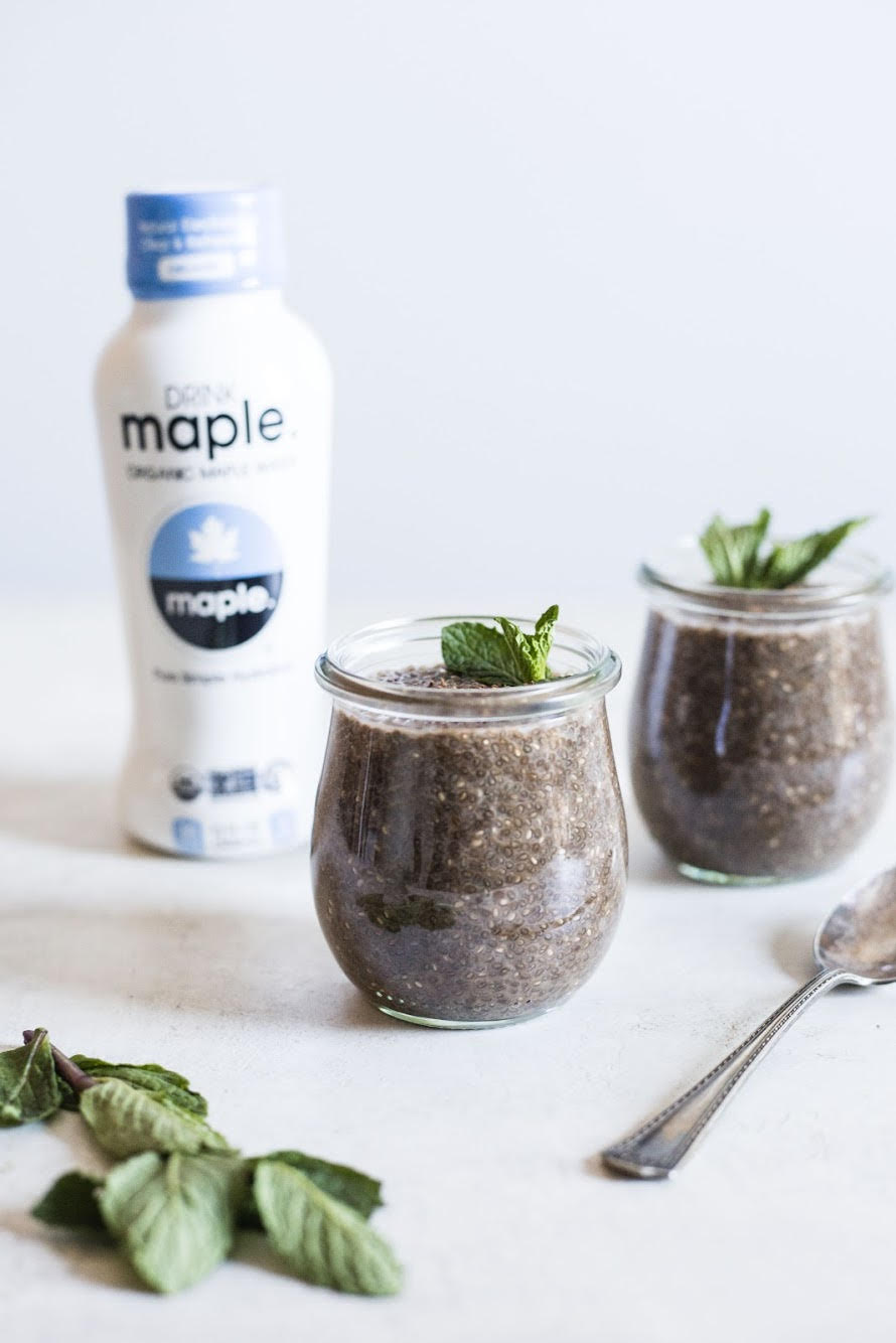 Mint Chocolate Chia Pudding