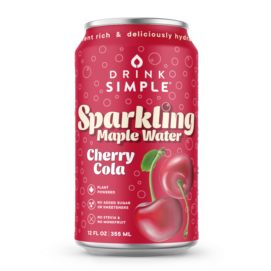 12 oz. Tart Cherry Vanilla Sparkling Maple Water - 12 Pack
