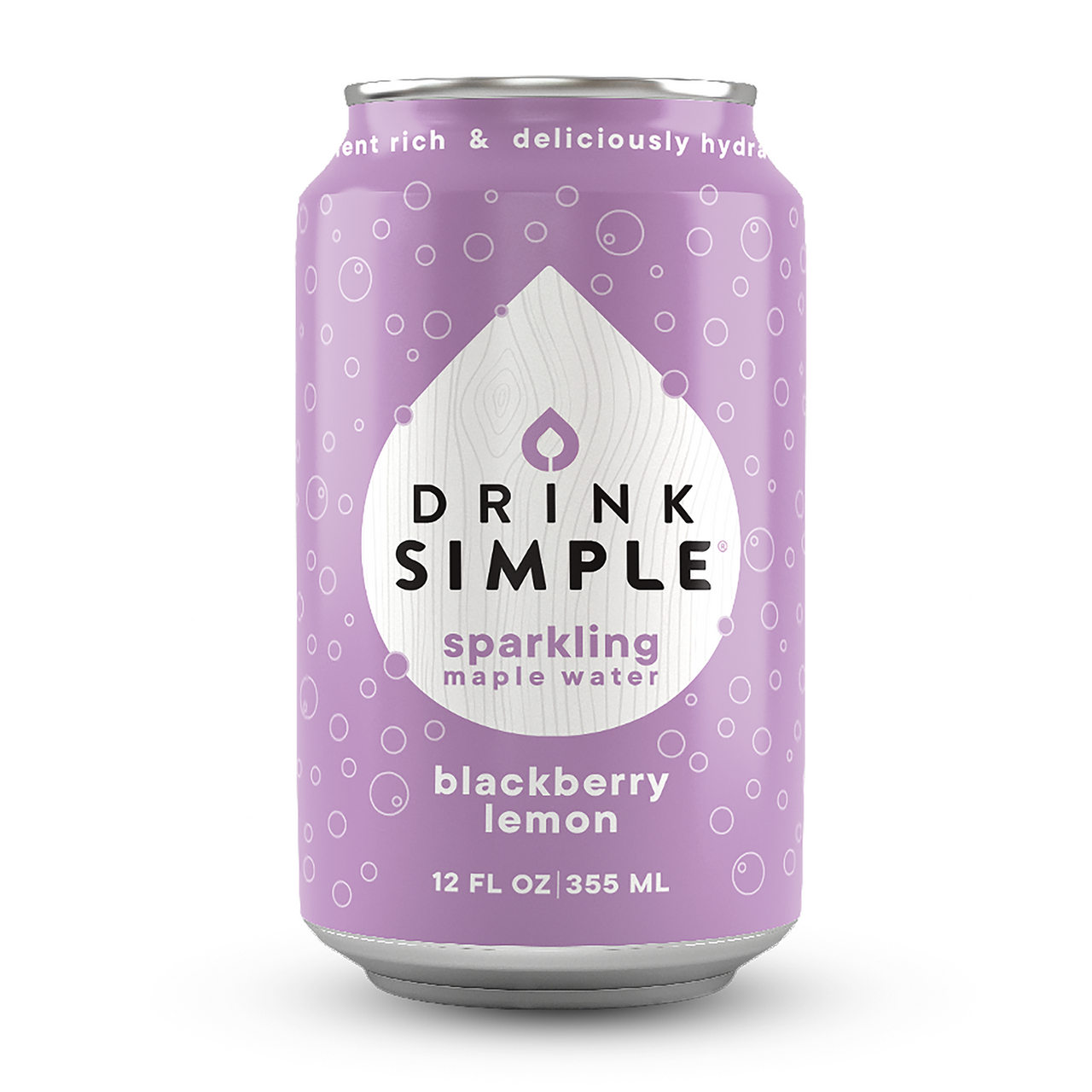 Mixed 12 Pack Sparkling Maple Waters-3 Flavors: Raspberry Lemon, Blackberry Lemon, and Orange Cream